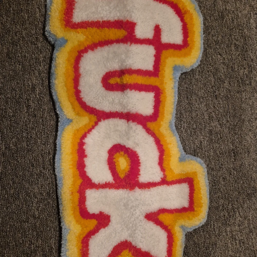 Colorful F-word Rug - Picture 4 of 5